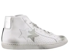 2Star Distressed High Top Sneakers