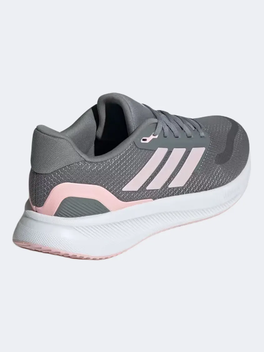 Adidas Runfalcon 5 Women Running Shoes Grey/Pink/White