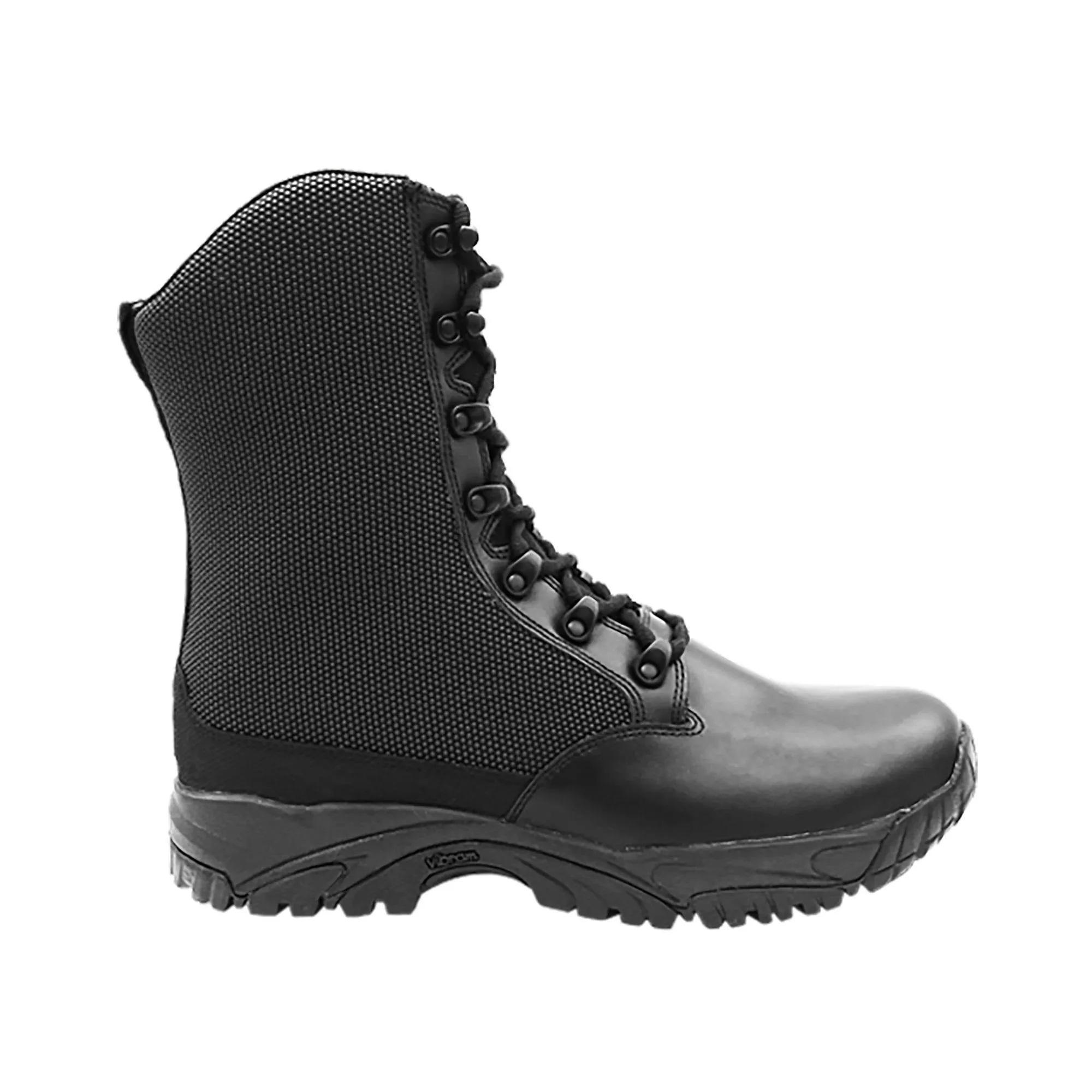 ALTAI® 8" Black Waterproof Tactical Boots with Zipper (MFT100-Z)