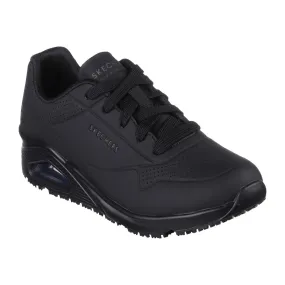 BA004-3 Skechers Work Womens Uno Slip Resistant Trainers Black 36