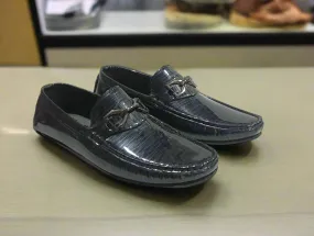 Black Grey Casual Loafer for men