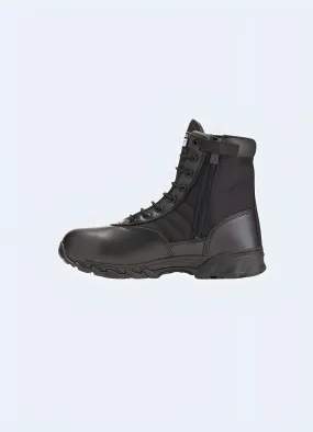 Black Tactical Side Zip Boots