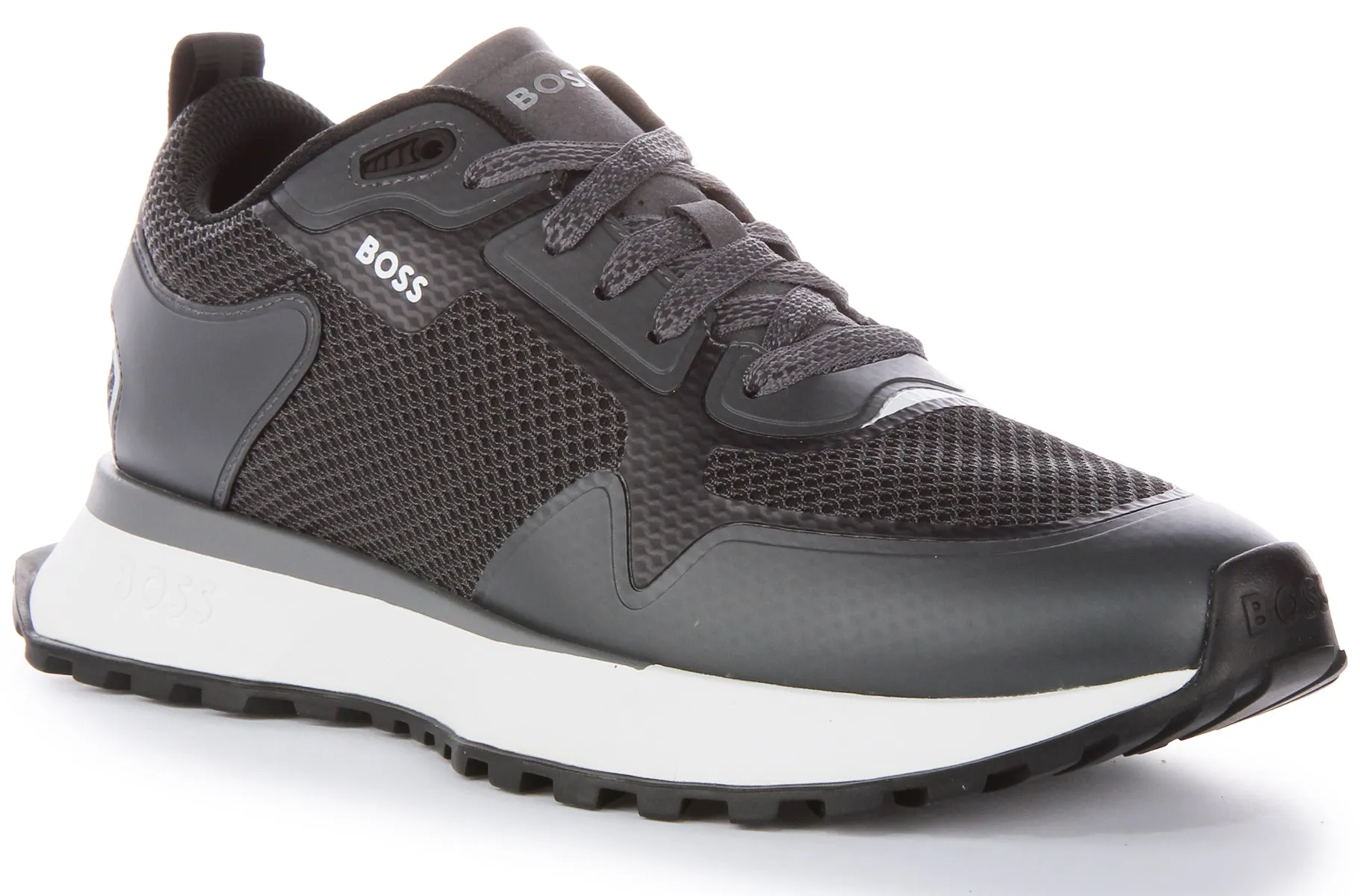 Boss Jonah Runner Meth In Black Grey For Men