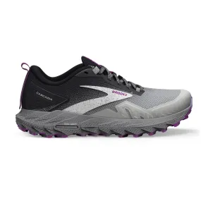 Brooks Cascadia 17 Wide | Oyster / Blackened Pearl / Purple | Womens