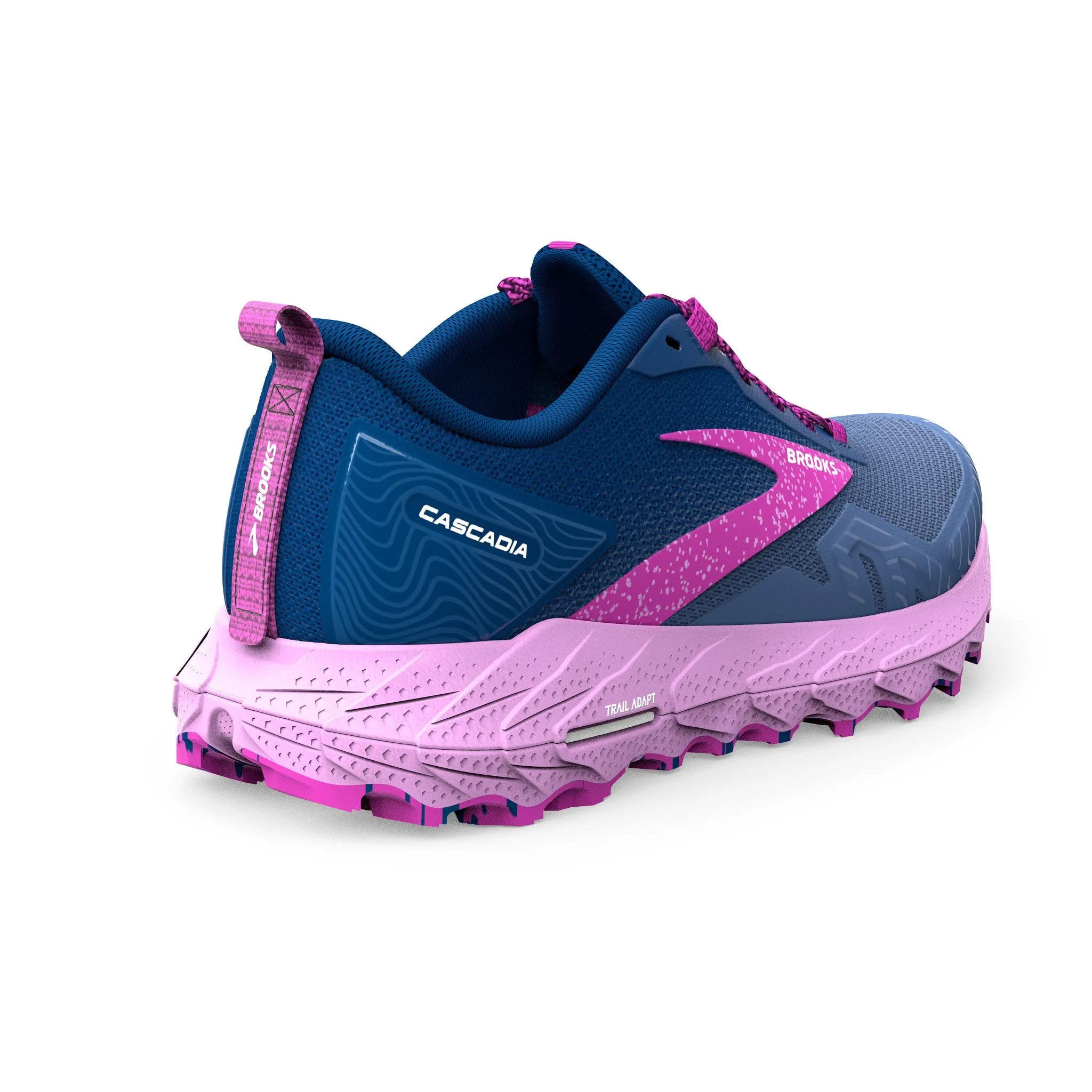 Brooks Women's Cascadia 17 Trail Running Shoes Navy / Purple / Violet