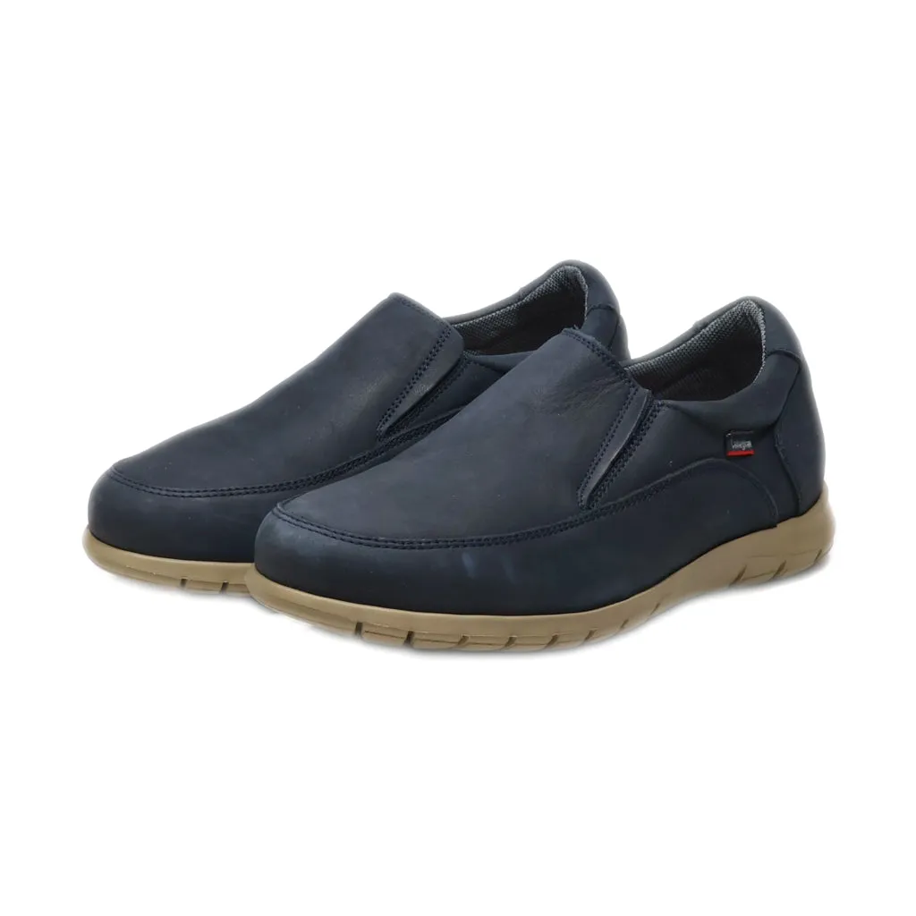 Callaghan Adaptaction Slip Ons Leather Blue Colour For Women