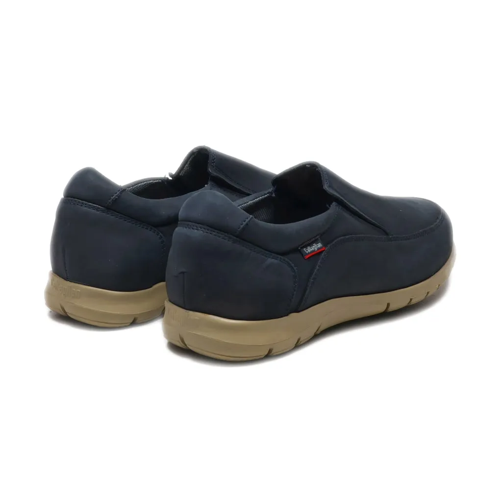 Callaghan Adaptaction Slip Ons Leather Blue Colour For Women