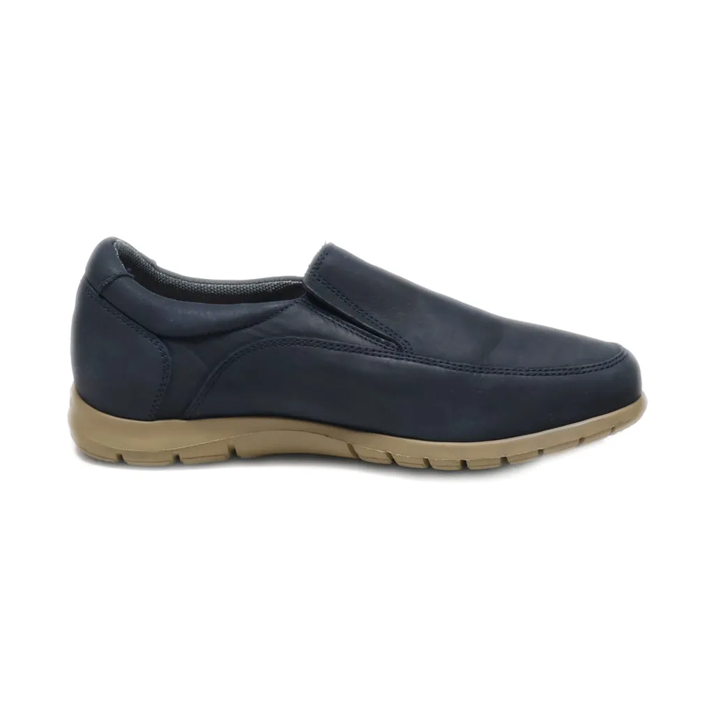 Callaghan Adaptaction Slip Ons Leather Blue Colour For Women