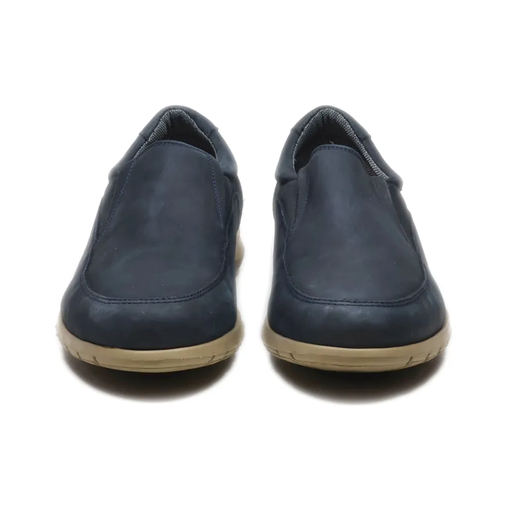 Callaghan Adaptaction Slip Ons Leather Blue Colour For Women