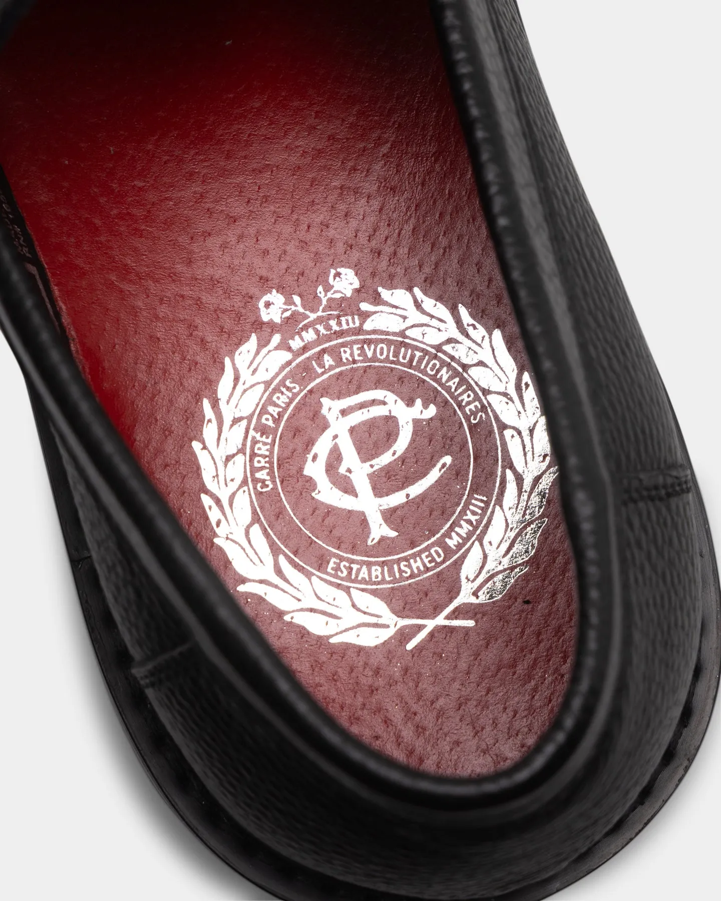 Carre Decade Penny Loafer Black/Red/Blue