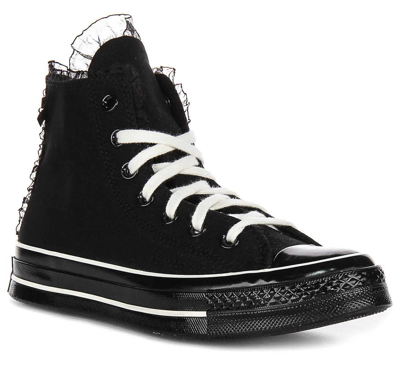 Converse Chuck 70s A10026C Ruffles & Bow In Black