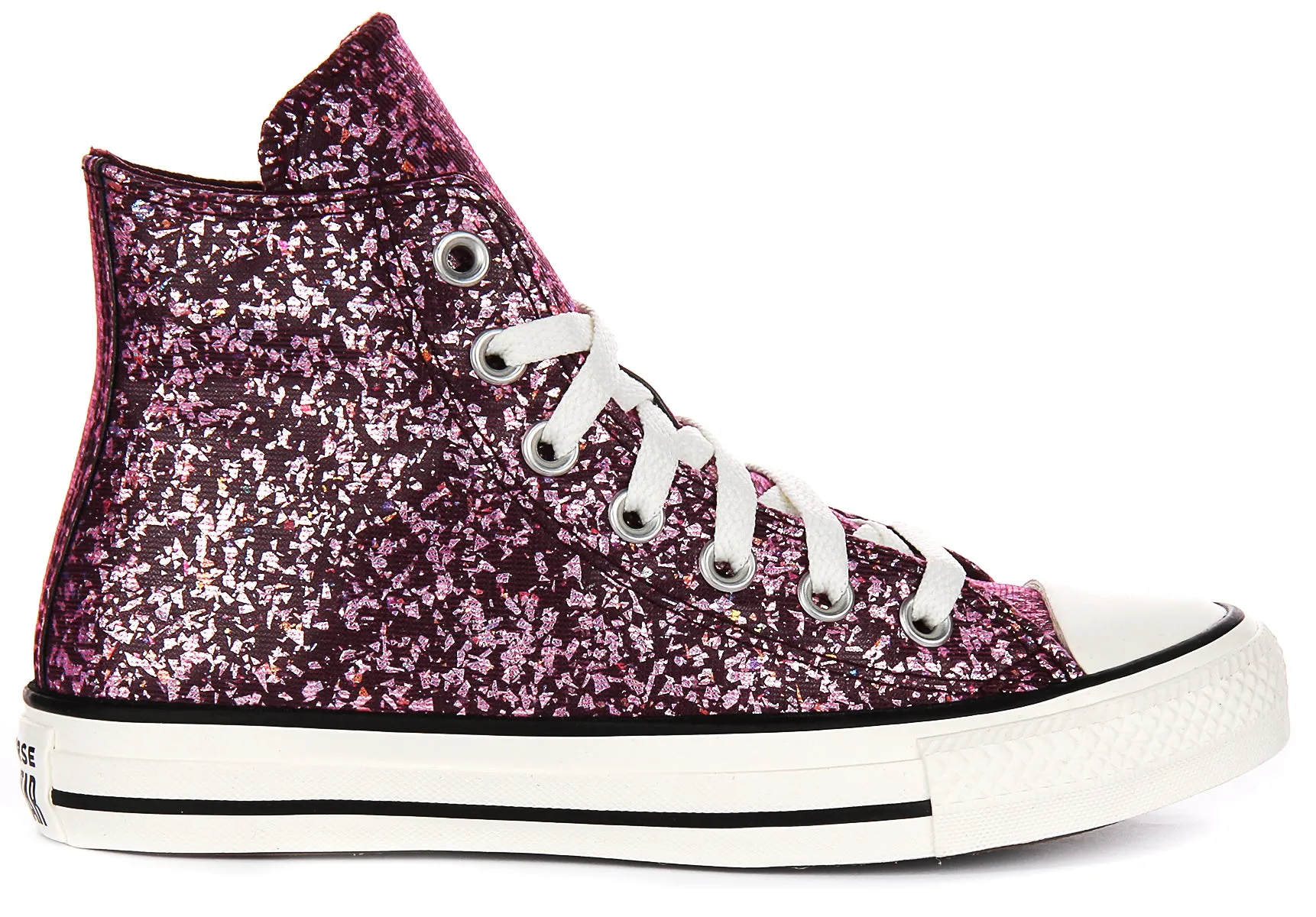 Converse Chuck Taylor A11137C In Magenta Glitter Effect