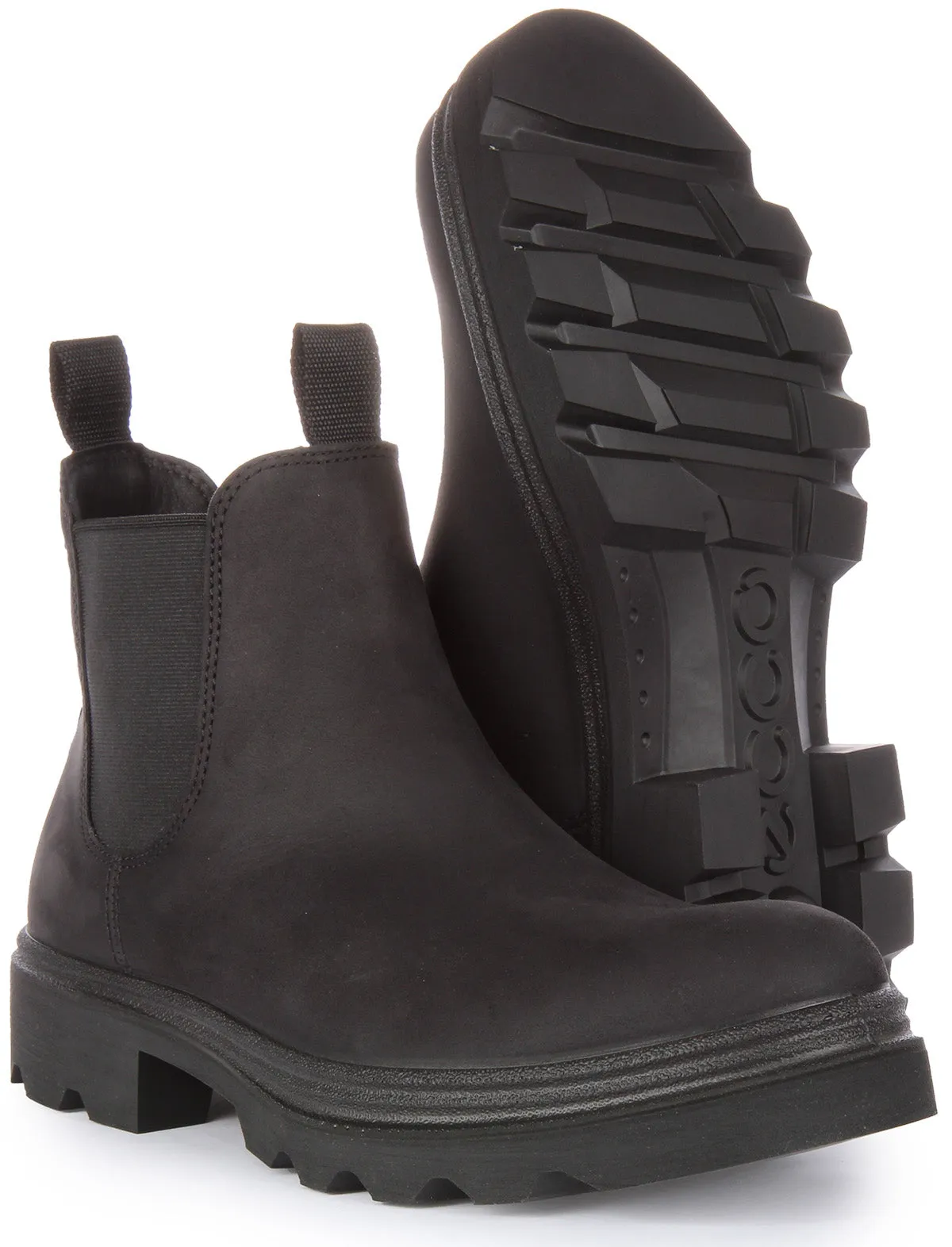 Ecco Grainer Chelsea M In Black Black For Men