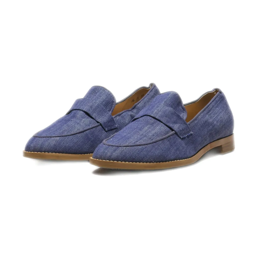 Franco Sarto Loafers Canvas Blue Colour For Women