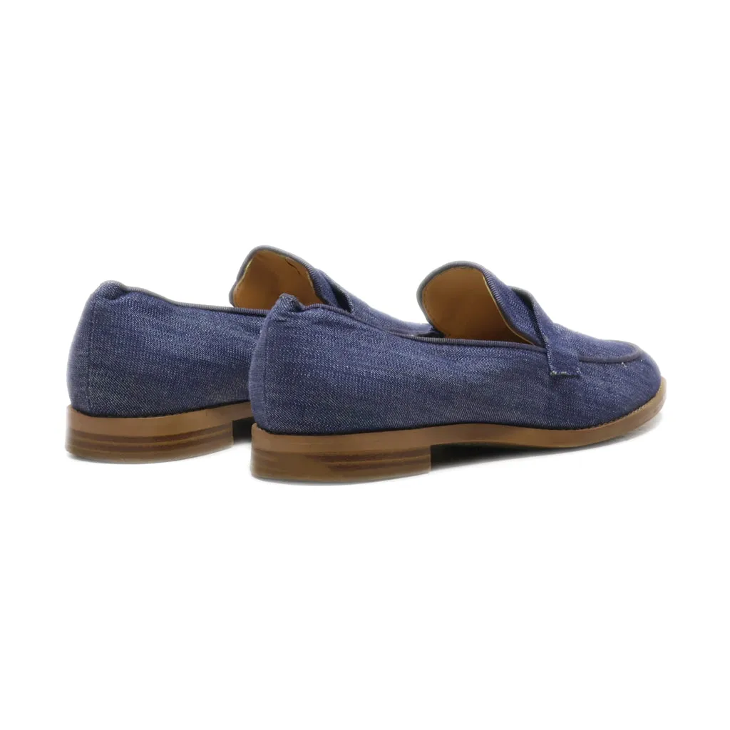 Franco Sarto Loafers Canvas Blue Colour For Women