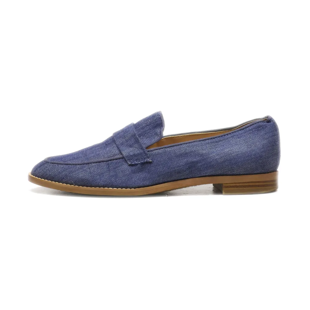 Franco Sarto Loafers Canvas Blue Colour For Women