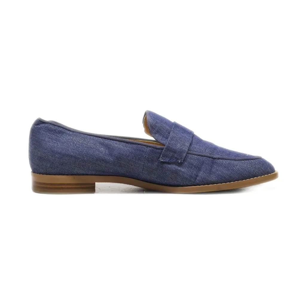 Franco Sarto Loafers Canvas Blue Colour For Women