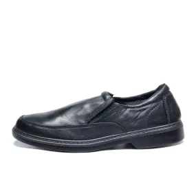 Gallus Formal Slip Ons Leather Black Colour For Men