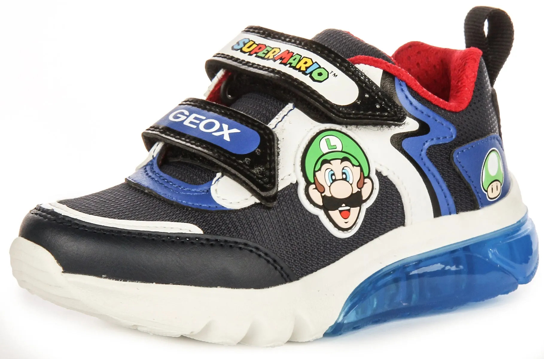 Geox J Ciberdrone E X Super Mario n Navy For Infants