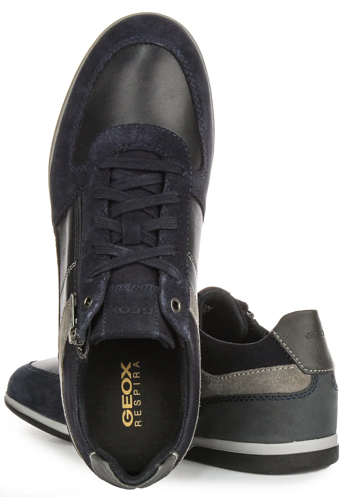 Geox U Renan B In Navy Grey For Men