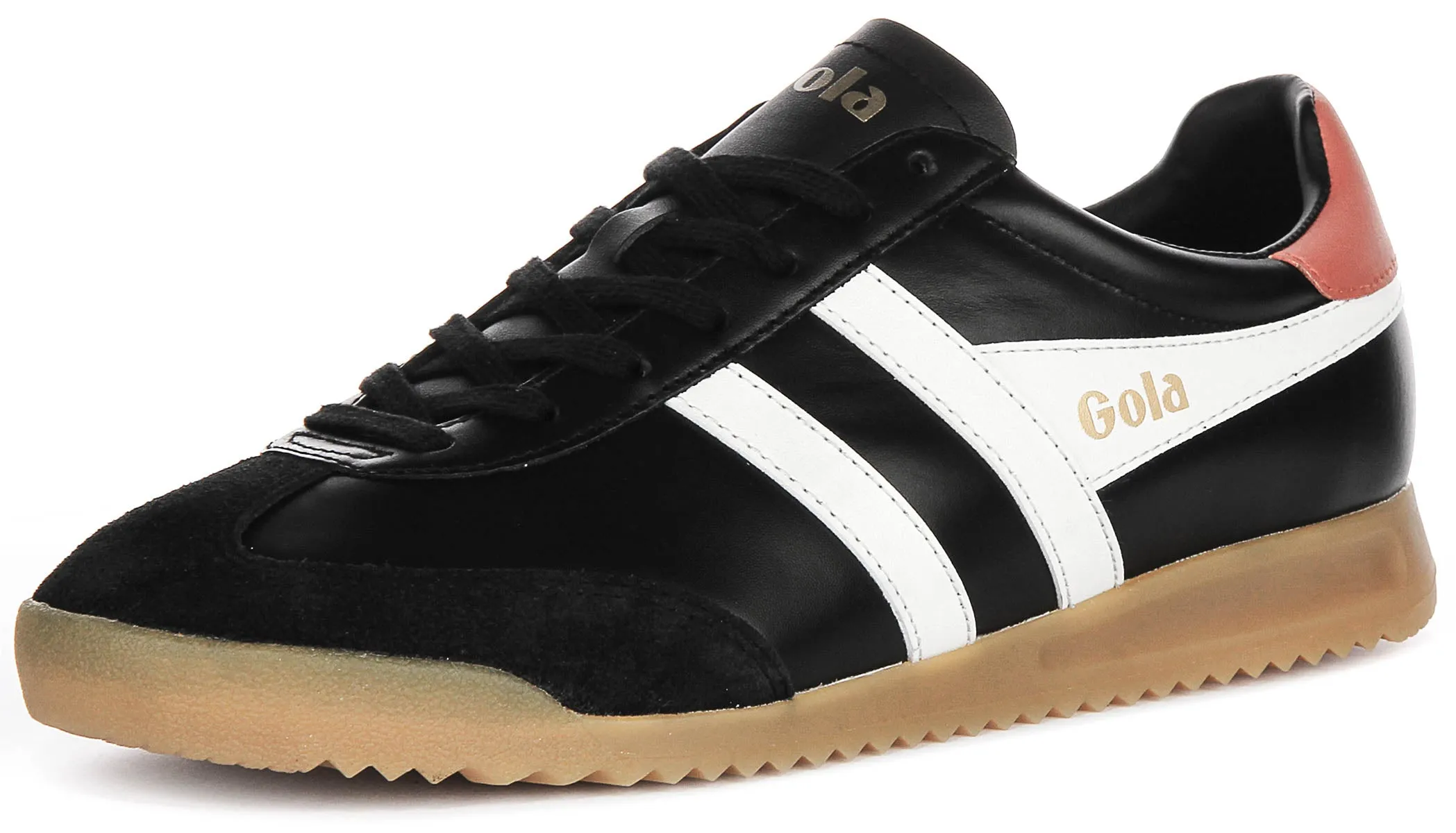 Gola Classics Torpedo Leather In Black White For Men