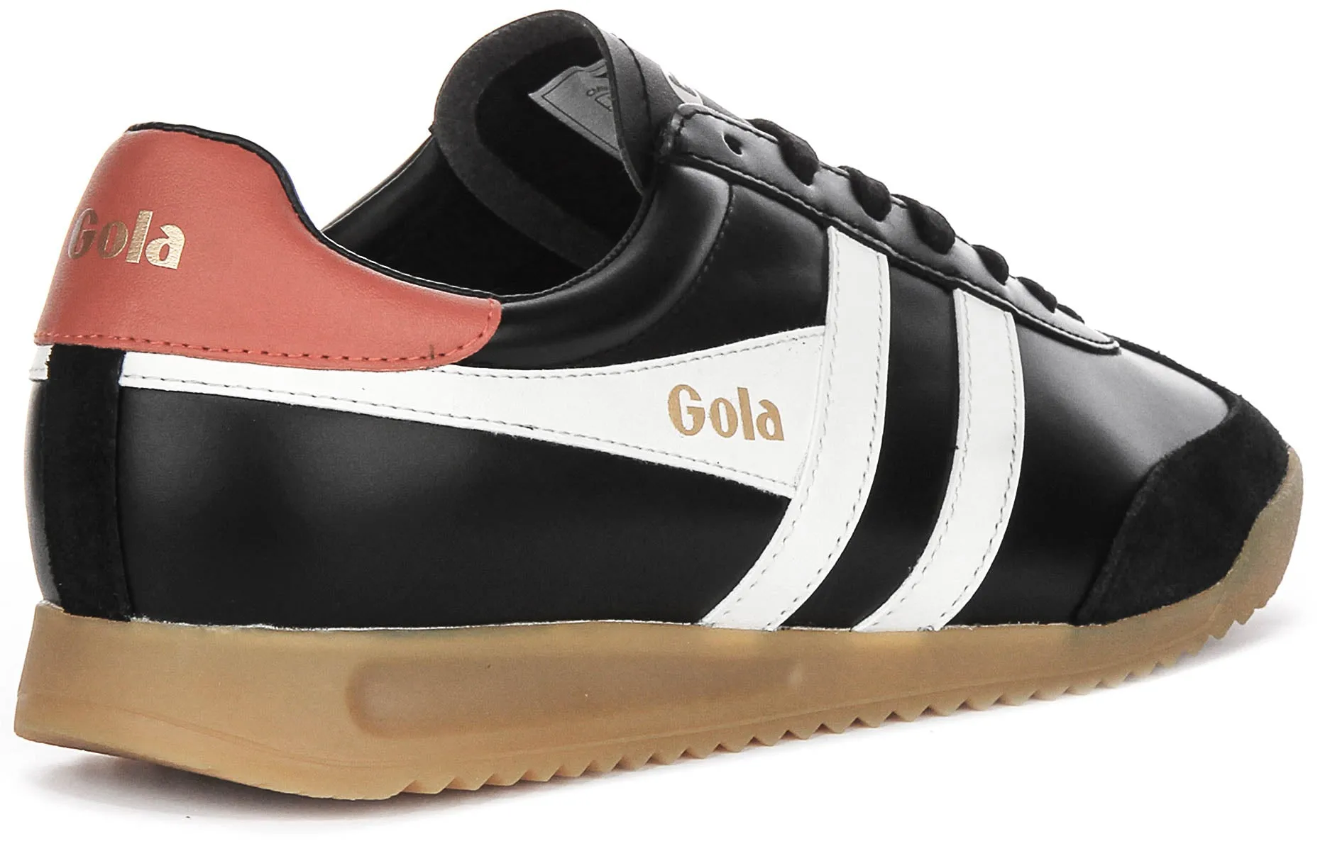 Gola Classics Torpedo Leather In Black White For Men