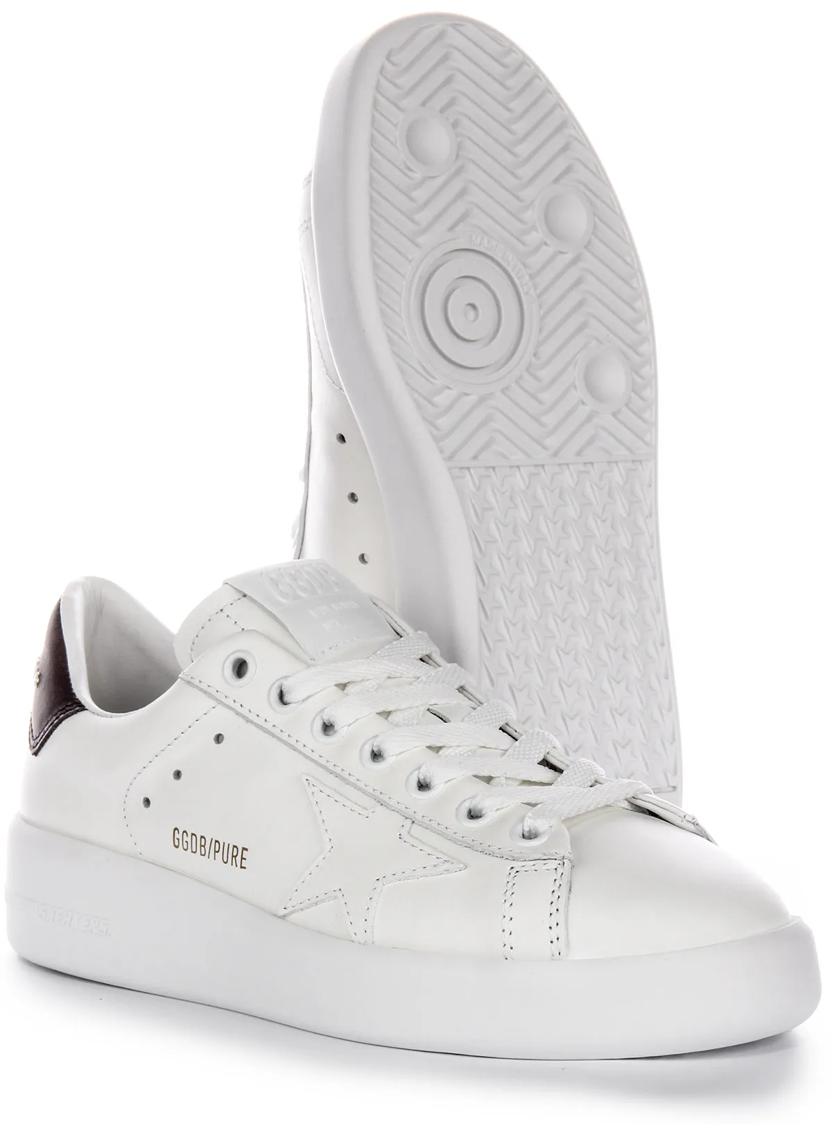 Golden Goose Pure Star New In White Black For Women