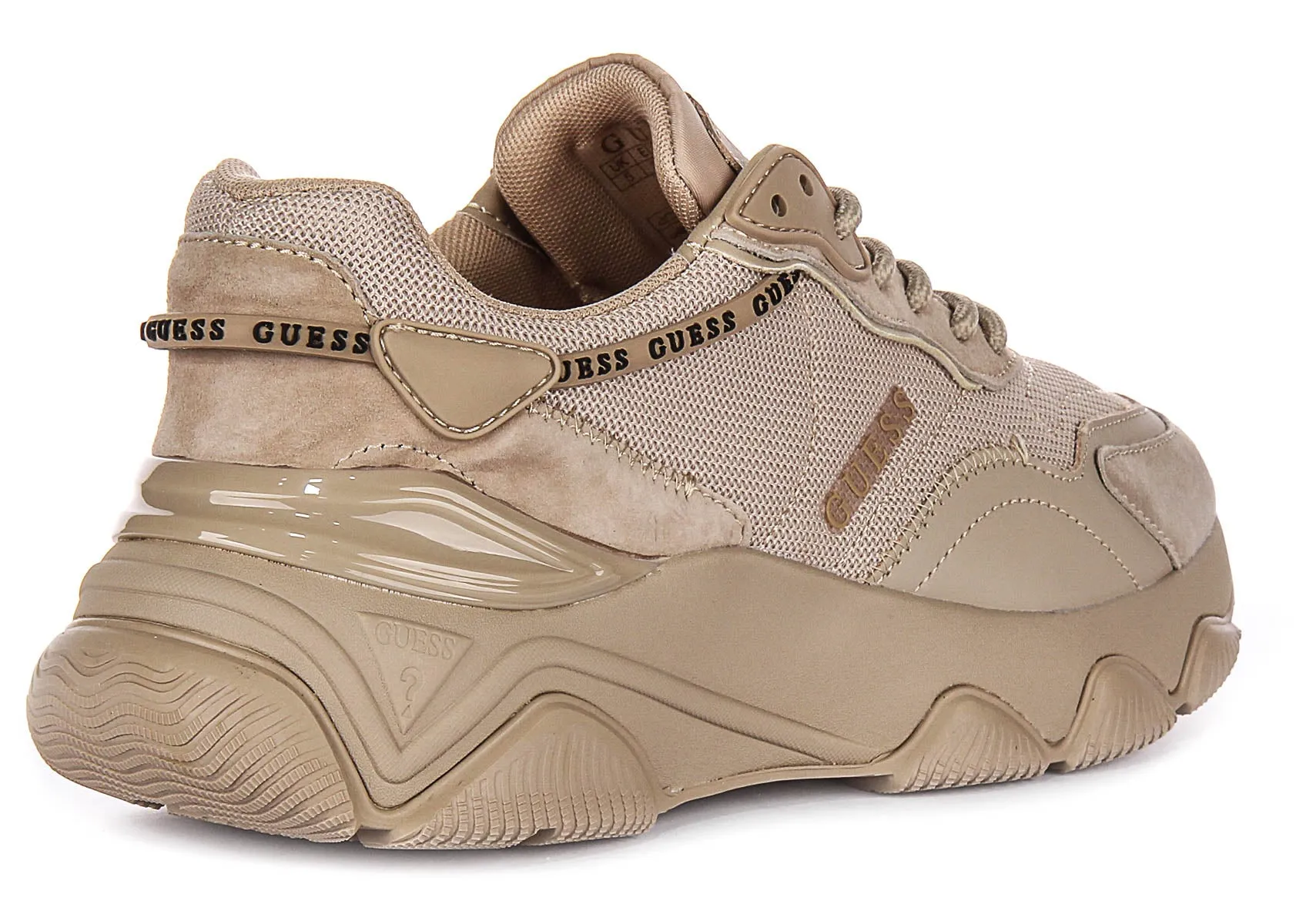 Guess Micola Sneaker In Nude For Women