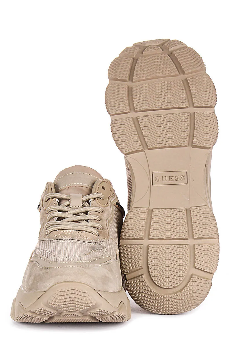 Guess Micola Sneaker In Nude For Women