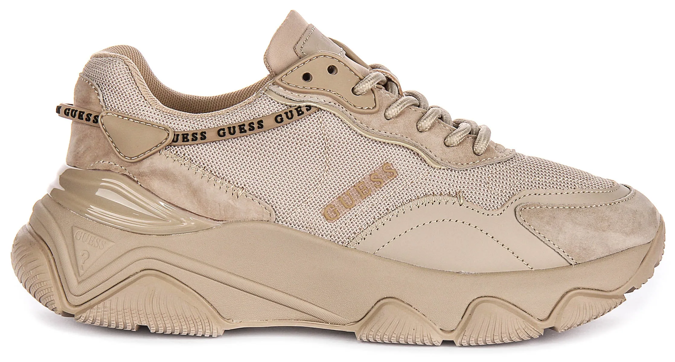 Guess Micola Sneaker In Nude For Women