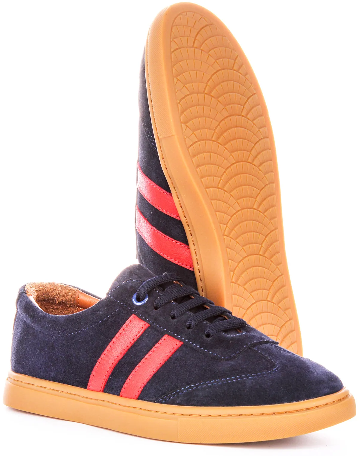 Justinreess England Sadie In Navy Red For Women