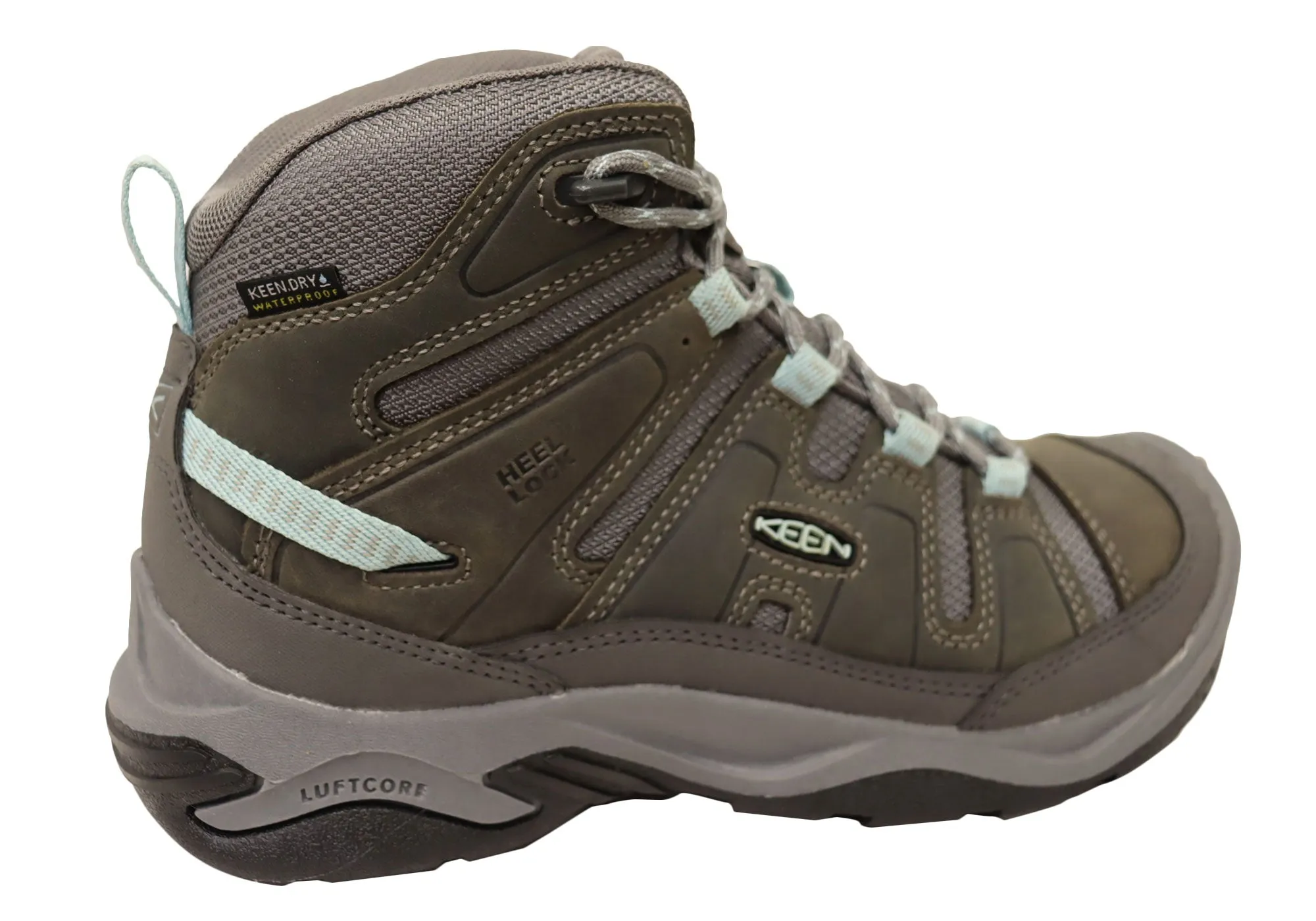 Keen Circadia Mid Waterproof Womens Leather Wide Fit Hiking Boots