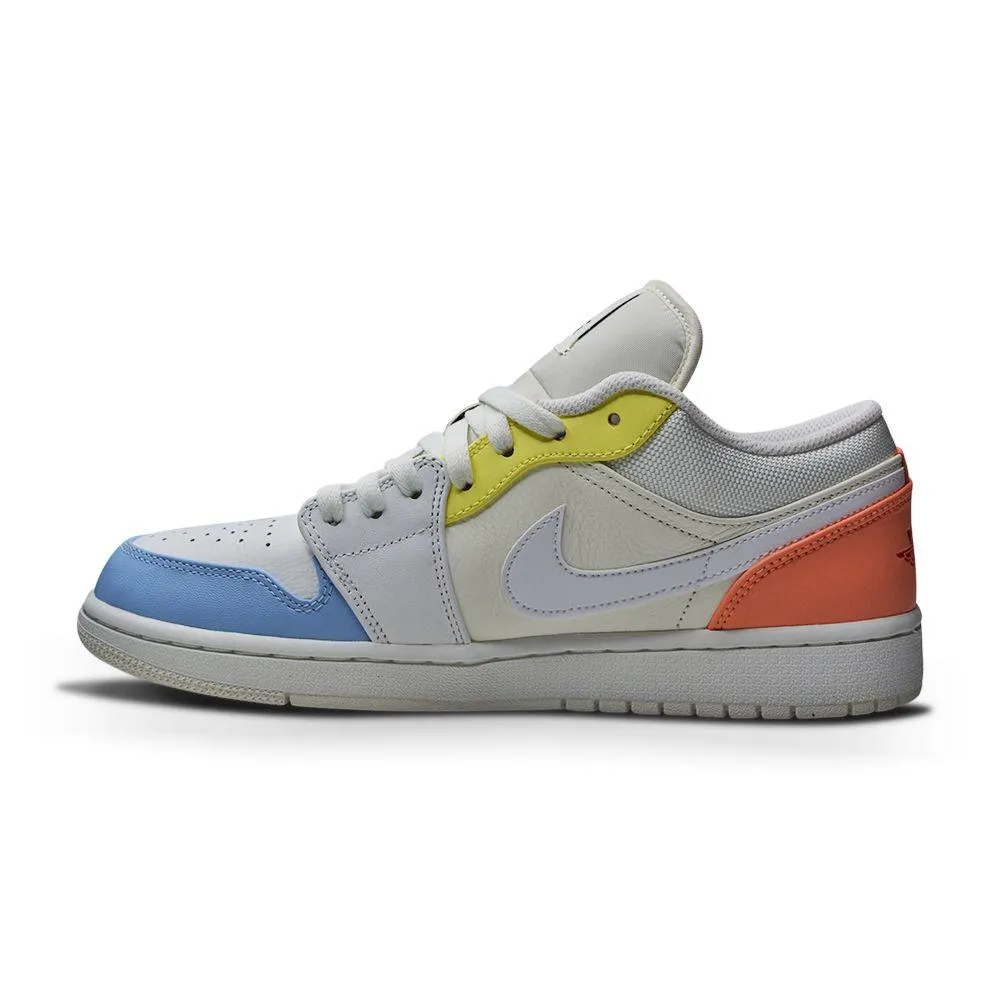 Mens Nike Air Jordan 1 Low - DJ6909 100 - Sail White- LT Zitron