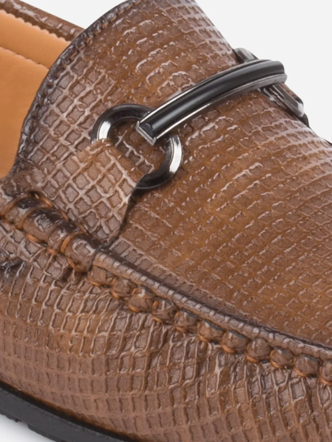 Men's Tan Moc Toe Casual Loafer (IX4108)