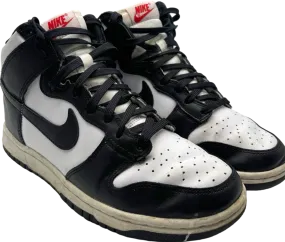 Nike Black/White Dunk High Trainers UK 6