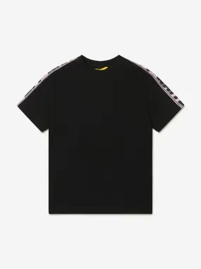 Off-White Girls Cotton Logo Band T-Shirt