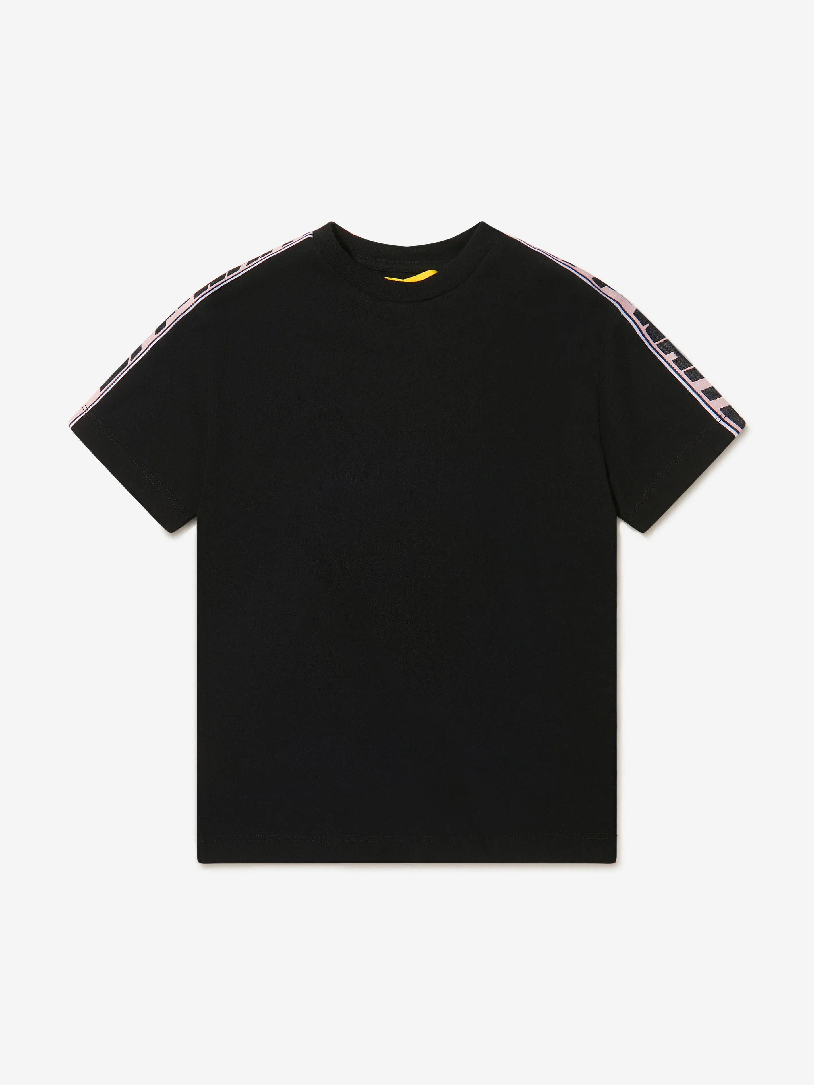 Off-White Girls Cotton Logo Band T-Shirt