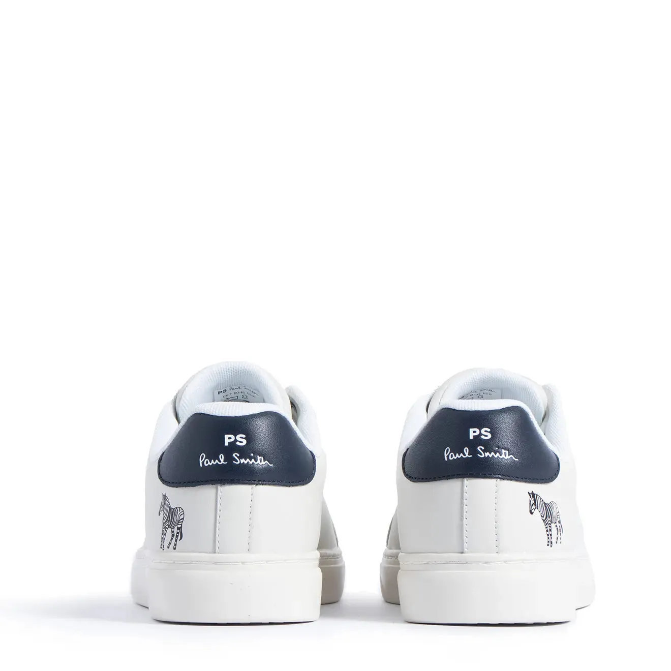 Paul Smith Rex Zebra Trainers White Leather