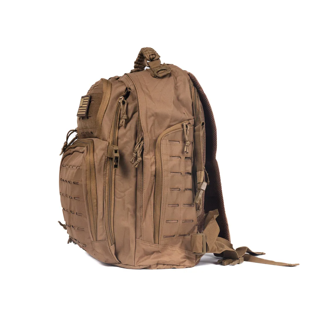 Proof of Work Division 42L Molle Tactical Backpack [DESERT SAND] MILITARY GRADE COLLECTION (Copy)