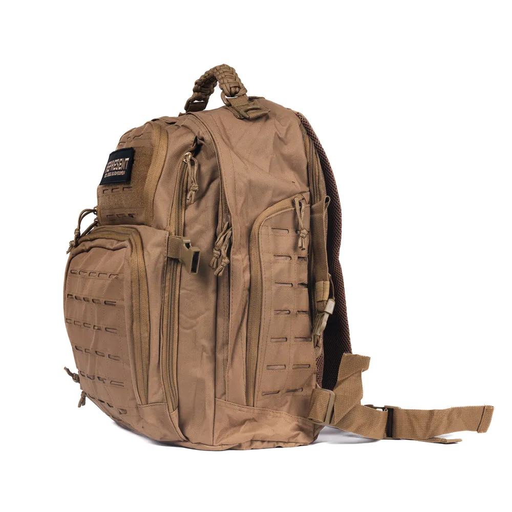 Proof of Work Division 42L Molle Tactical Backpack [DESERT SAND] MILITARY GRADE COLLECTION (Copy)