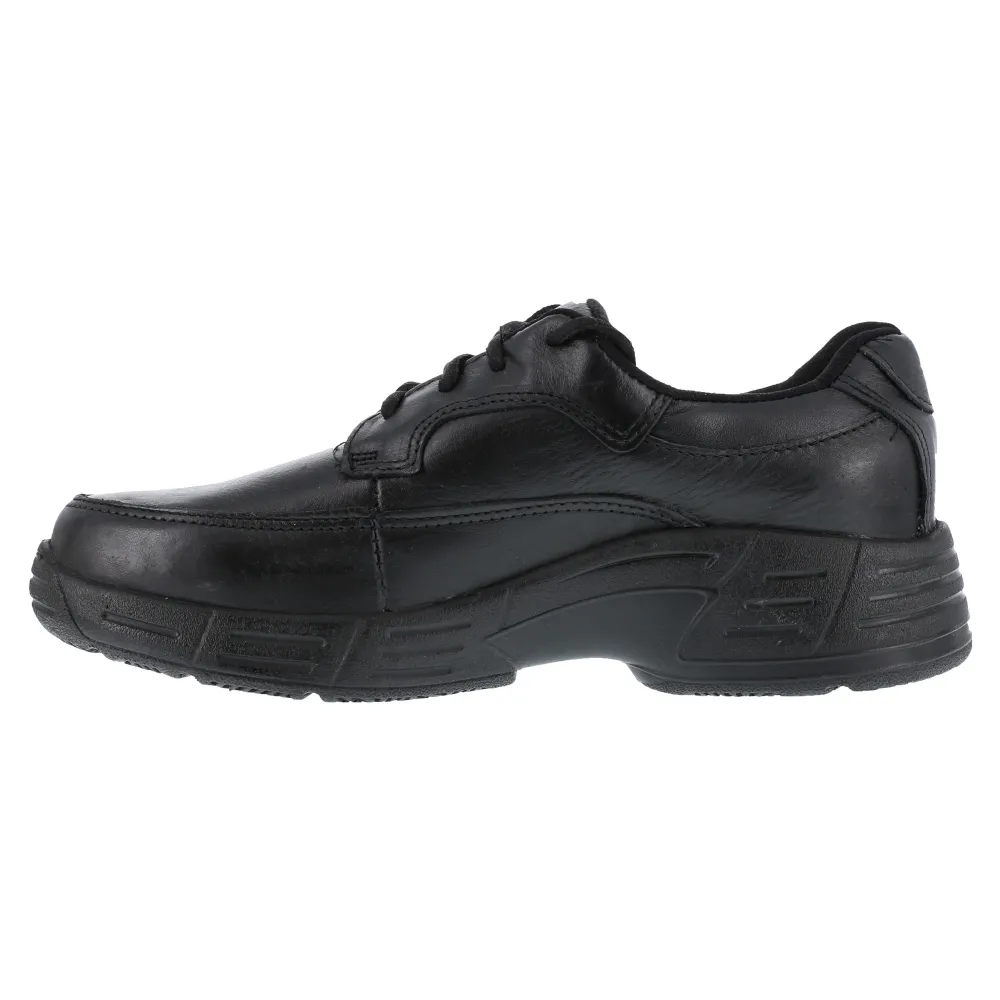 Reebok FP825 Women's Ulysses Black 4 Eyelet Moc Toe Oxford - Soft Toe