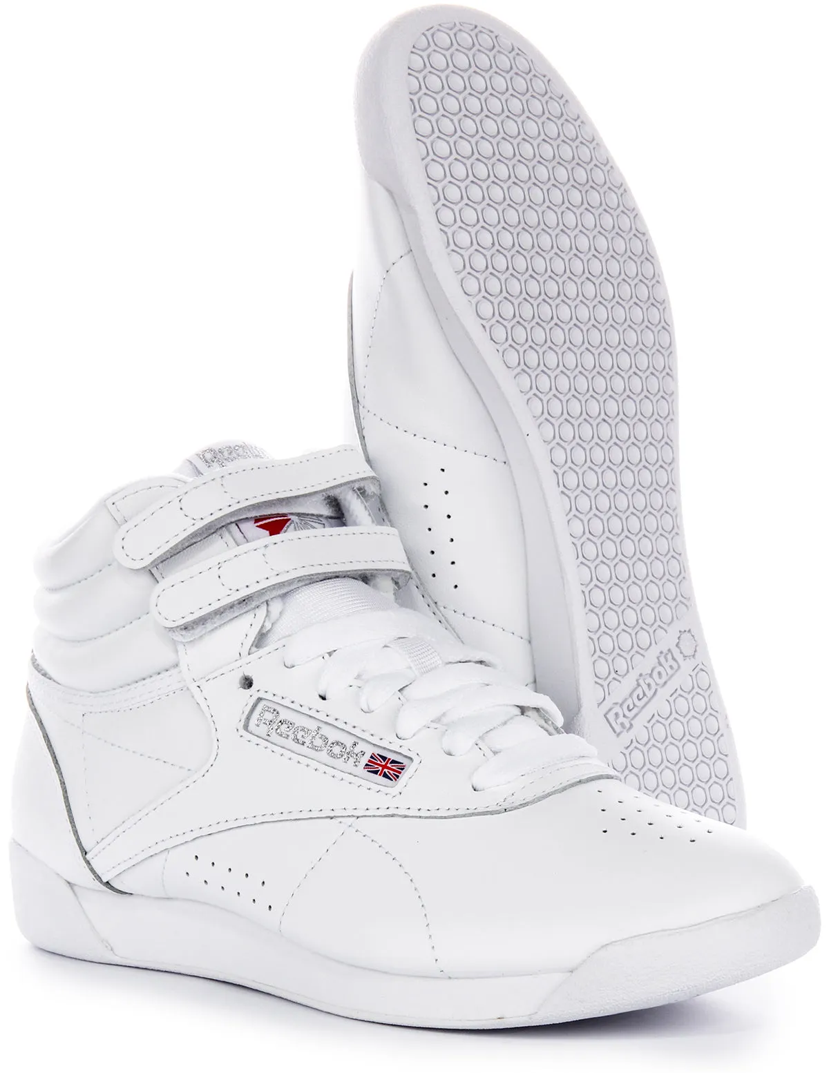 Reebok Freestyle Hi In White For Women