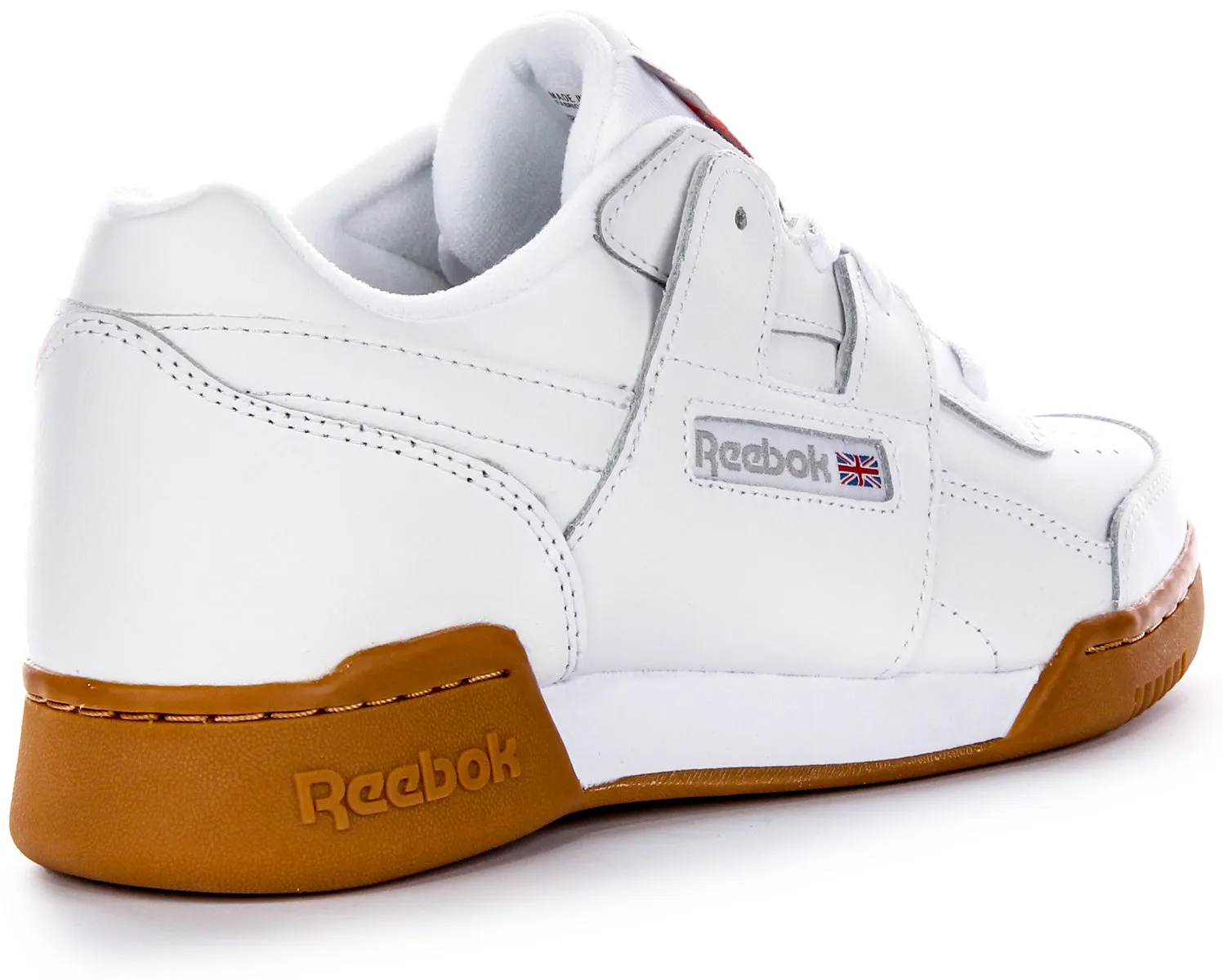 Reebok Workout Plus In White Gum For Men