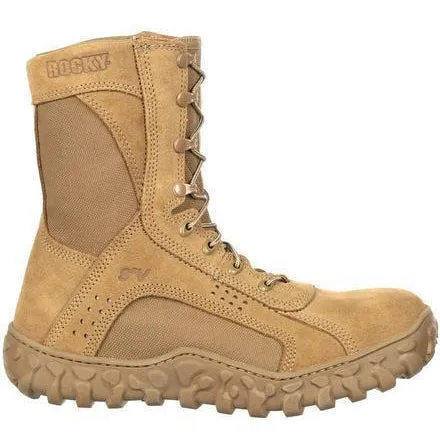 Rocky Men's S2V 8" Steel Toe Tactical Military Boot - Brown - RKC053