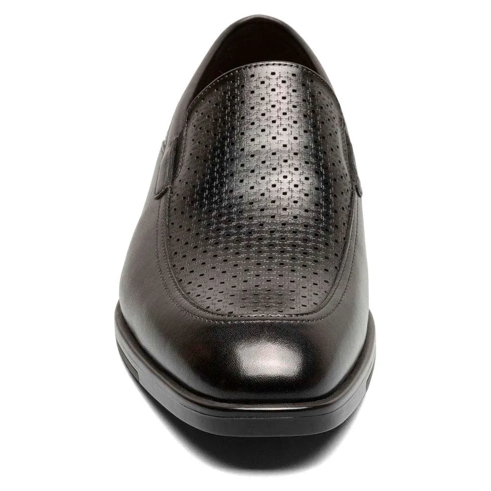 Stacy Adams Aiden Black Moc Toe Slip On