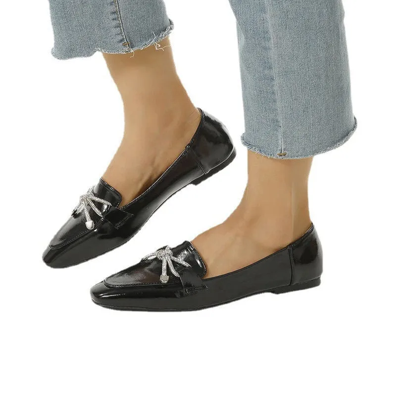 Women Anti-slip Bow Loafers