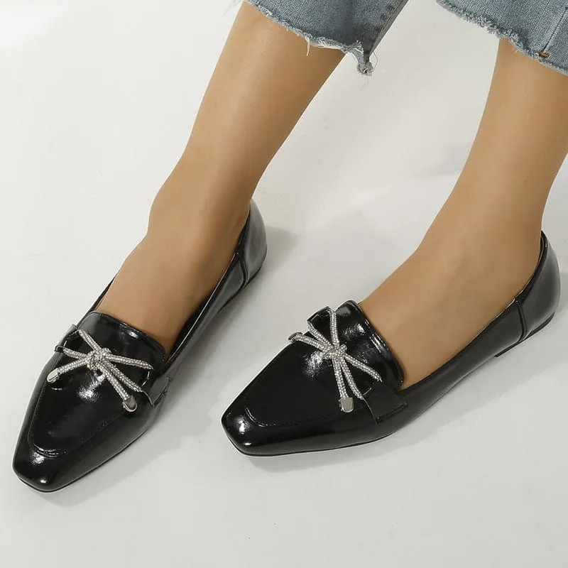 Women Anti-slip Bow Loafers