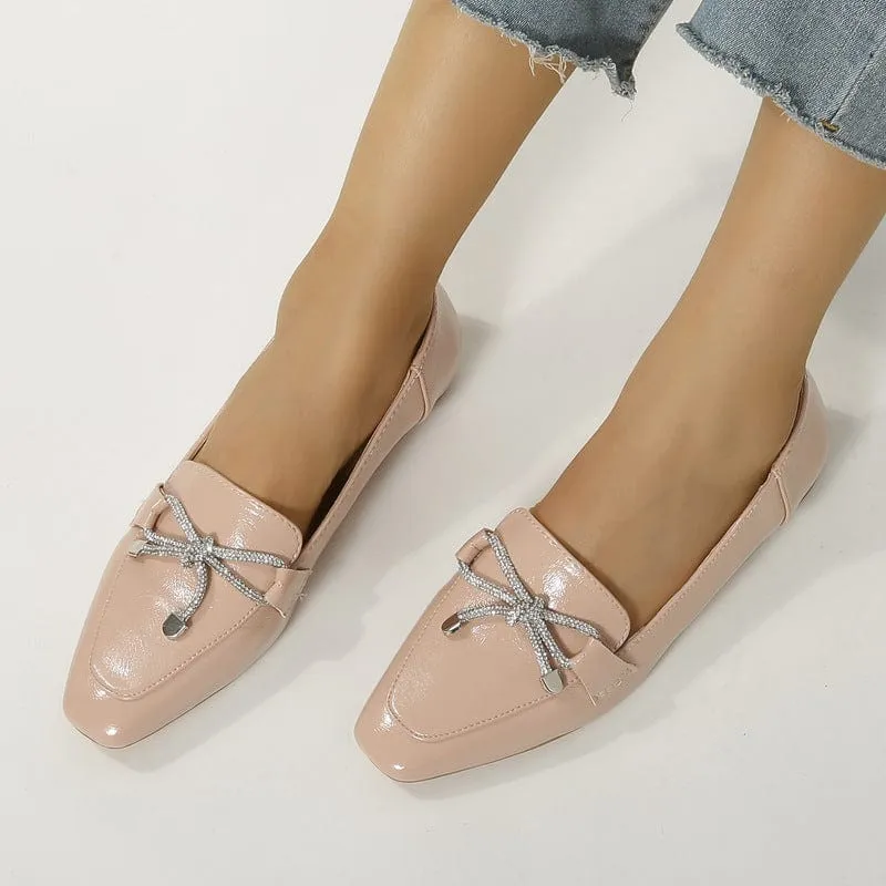 Women Anti-slip Bow Loafers