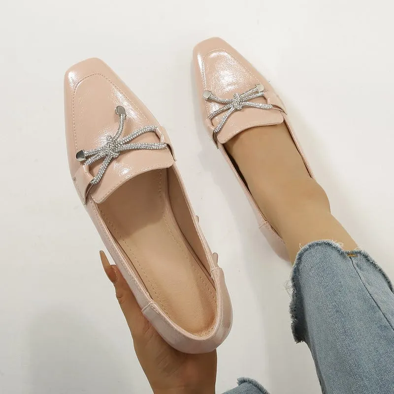 Women Anti-slip Bow Loafers