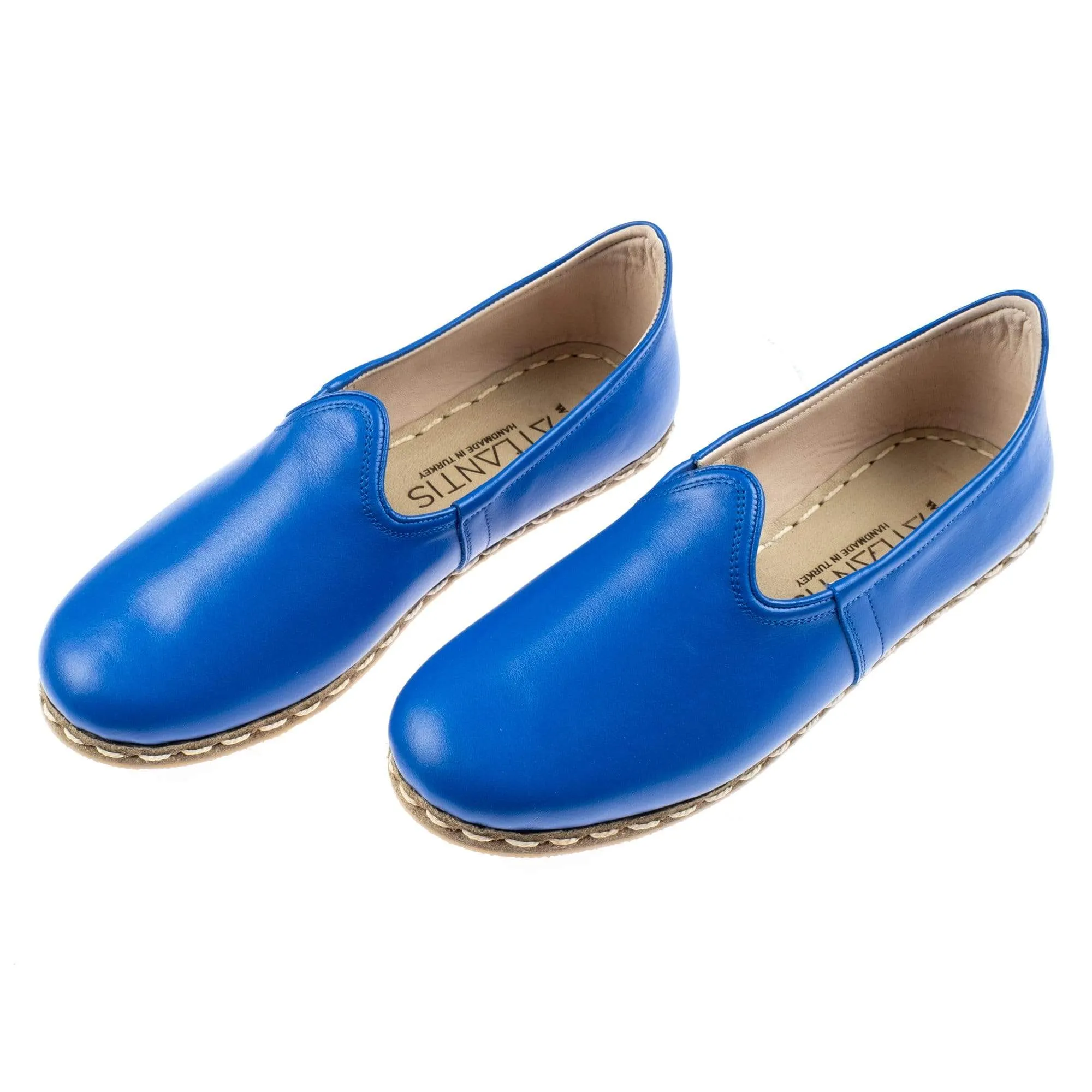 Women's Blue Slip On Shoes